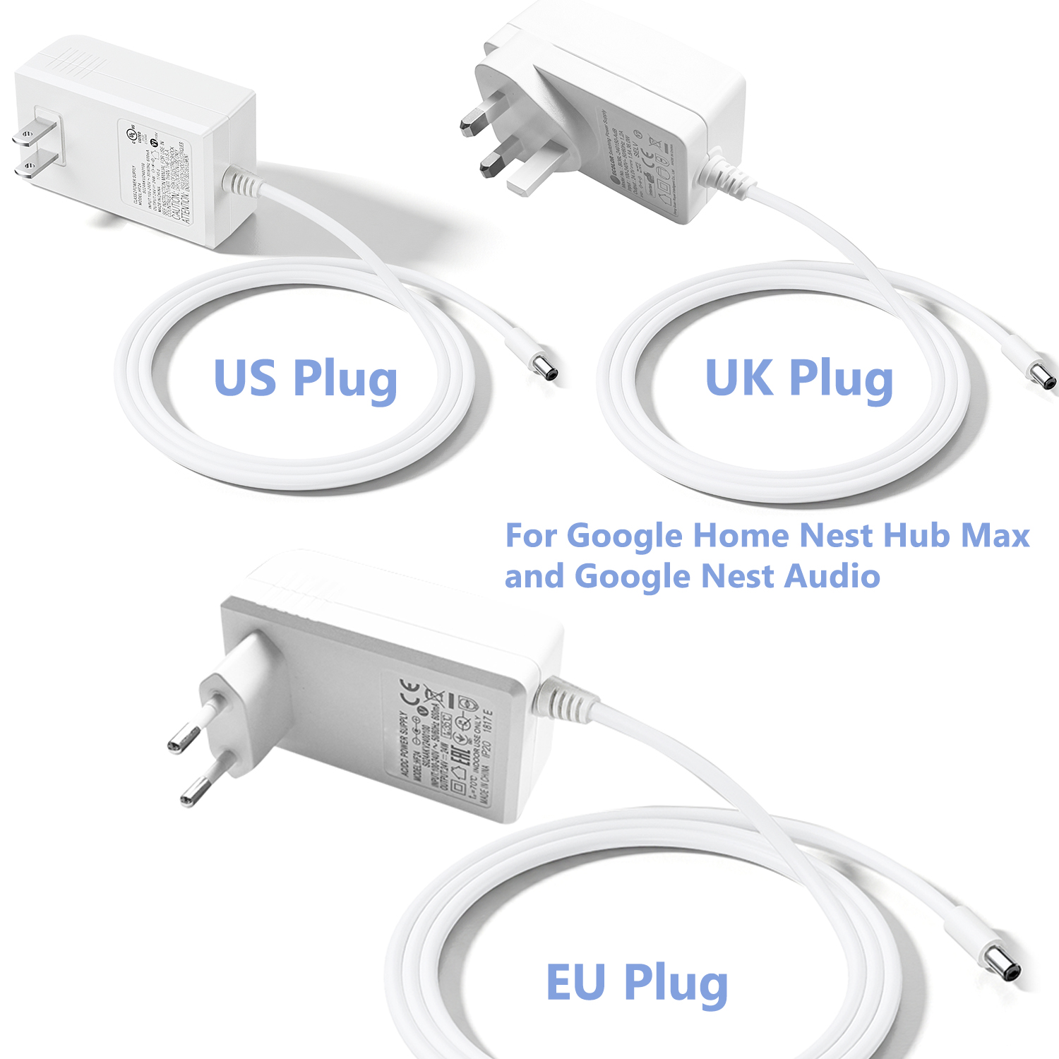 Adaptador de Alimentación de 2 - Google Speaker Nest Audio reseña y precio