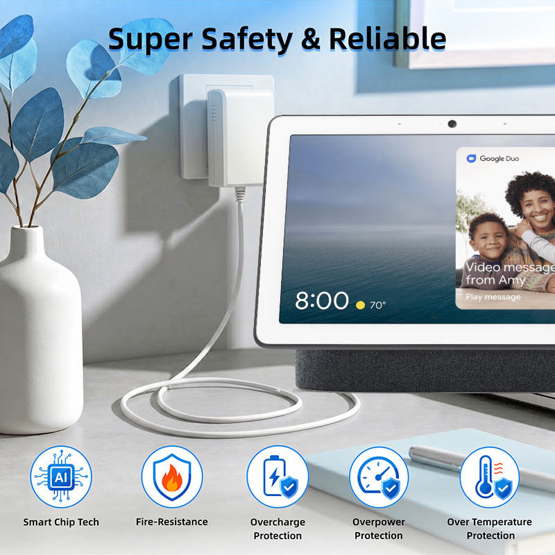 Adaptador de Alimentación de 2 - Google Speaker Nest Audio reseña y precio