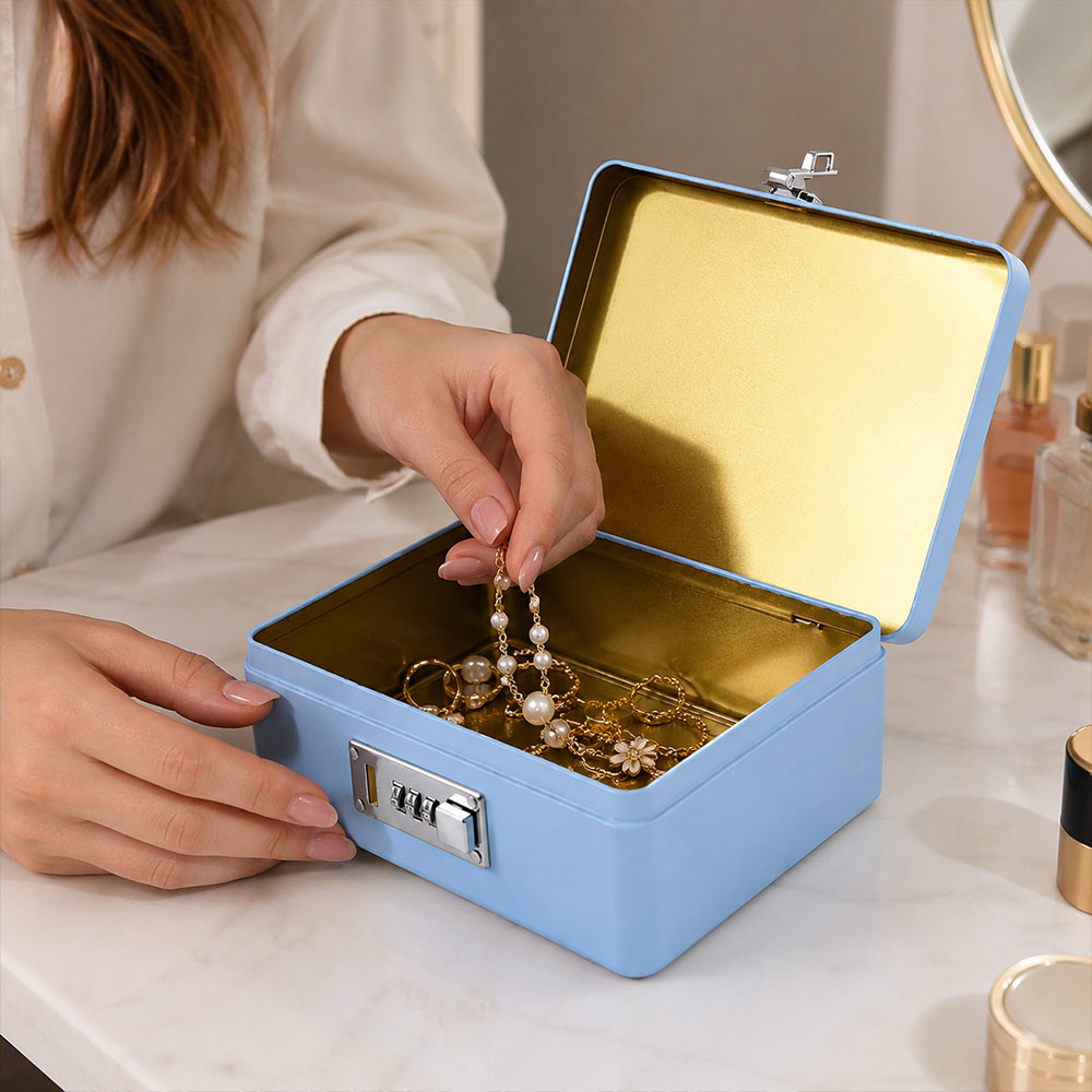 Caja de almacenamiento con cer - Medicine Cabinet Lock reseña y precio